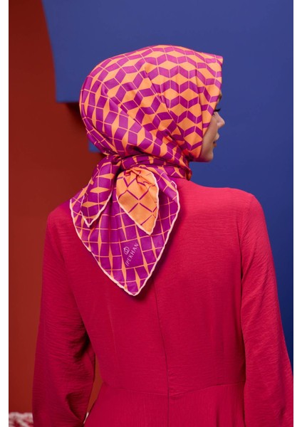 Marrakech Koleksiyon Soft Eşarp Koyu Lila 1194-10