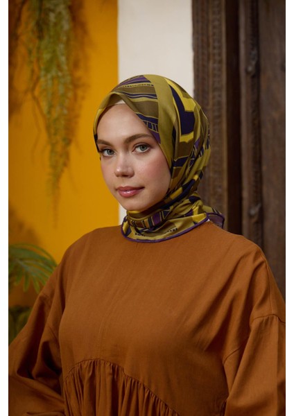 Marrakech Koleksiyon Soft Eşarp Pempe Mor 1197-06