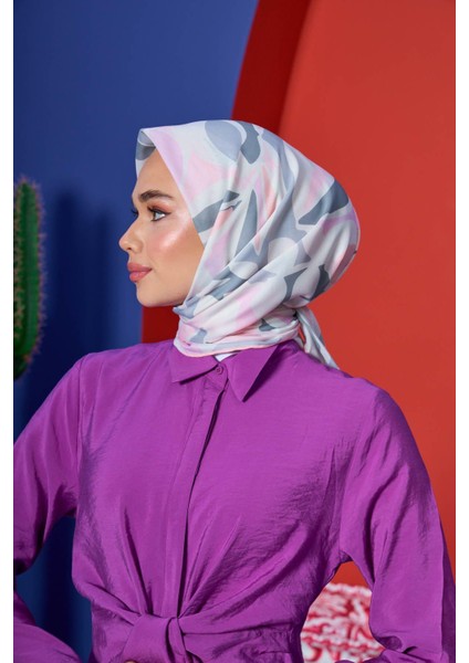 Marrakech Koleksiyon Soft Eşarp Kraliyet Mavi Eflatun 1207-08 modelleri