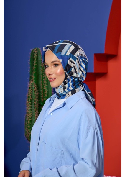 Marrakech Koleksiyon Soft Eşarp Kiraz Pembe Keten 1208-04