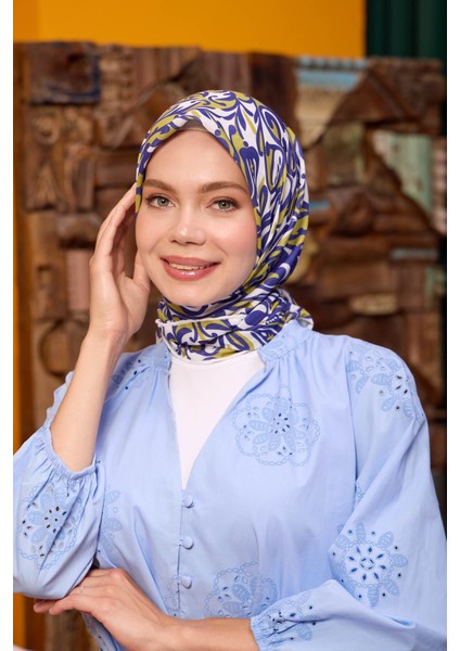 Marrakech Koleksiyon Soft Eşarp Gri Mor 1195-06