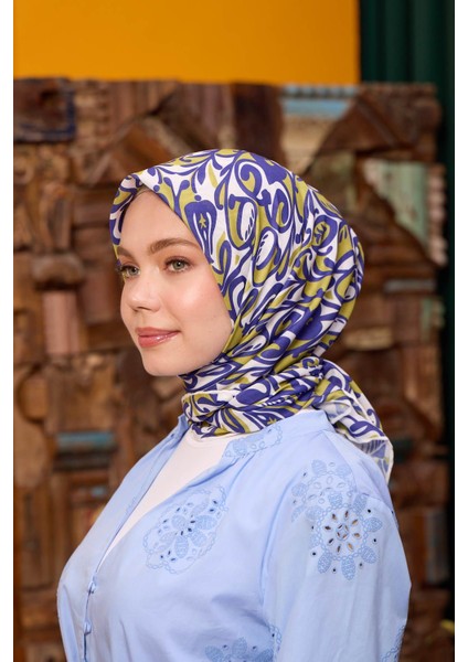Marrakech Koleksiyon Soft Eşarp Gri Mor 1195-06