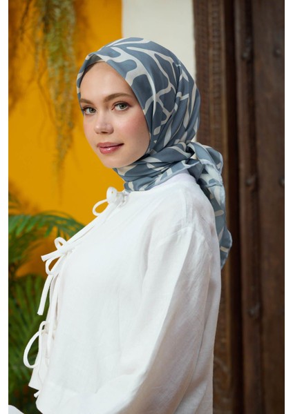 Marrakech Koleksiyon Soft Eşarp Mercan Krem 1196-02