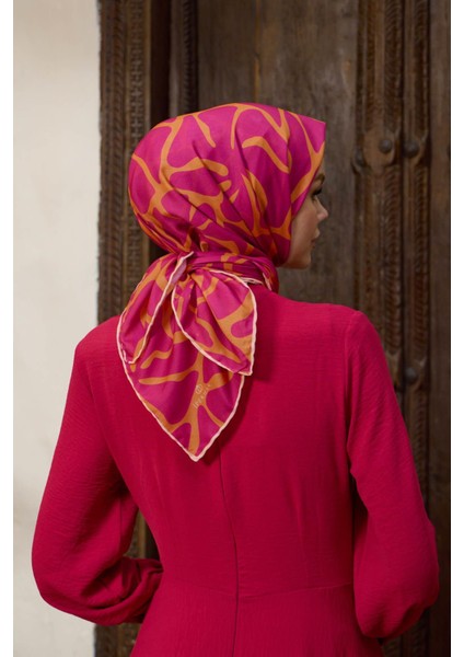 Marrakech Koleksiyon Soft Eşarp Mercan Krem 1196-02 modelleri