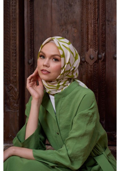 Marrakech Koleksiyon Soft Eşarp Mercan Krem 1196-02
