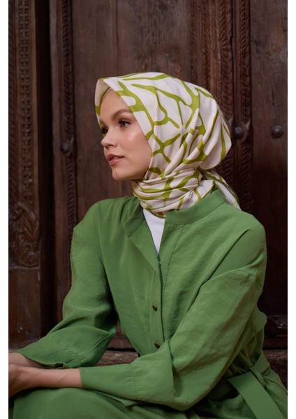 Marrakech Koleksiyon Soft Eşarp Mercan Krem 1196-02