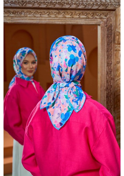 Marrakech Koleksiyon Soft Eşarp Siyah Gri 1200-15