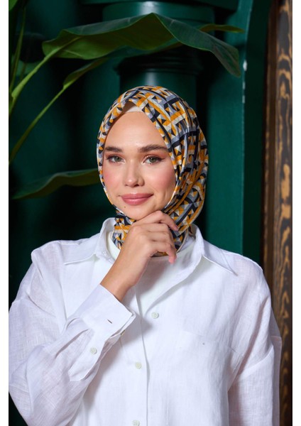 Marrakech Koleksiyon Soft Eşarp Somon Ametist 1203-10