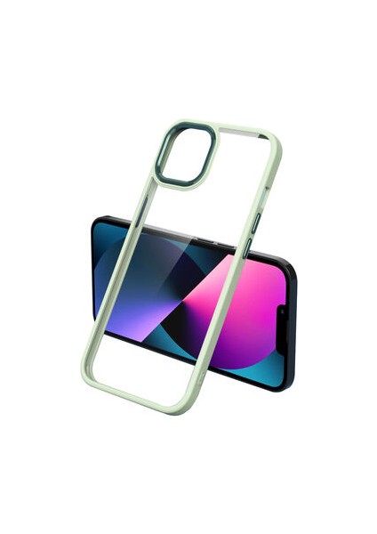 iPhone 12 Kılıf Şık Tasarımlı Krom Premium Kapak