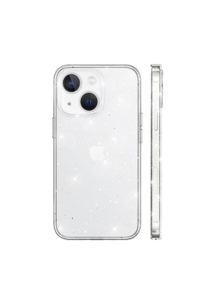 iPhone 13 Kılıf Simli Yapılı Şık Vixy Premium Kapak
