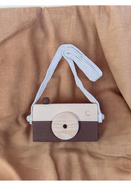 Ahşap Oyuncak Hediyelik Fotoğraf Makinesi, Waldorf Oyuncak fiyatları