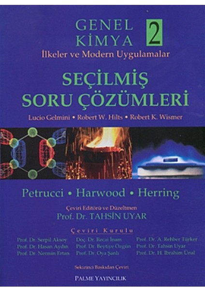 Genel Kimya 2; Seçilmiş Soru Çözümleri