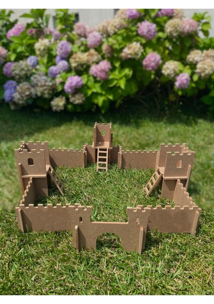 Ahşap Kale, Eğitici ve Eğlenceli Kale Yapım Ahşap Oyuncak - Kale Puzzle fiyatları