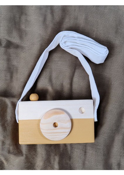 Ahşap Oyuncak Hediyelik Fotoğraf Makinesi, Waldorf Oyuncak fiyatları