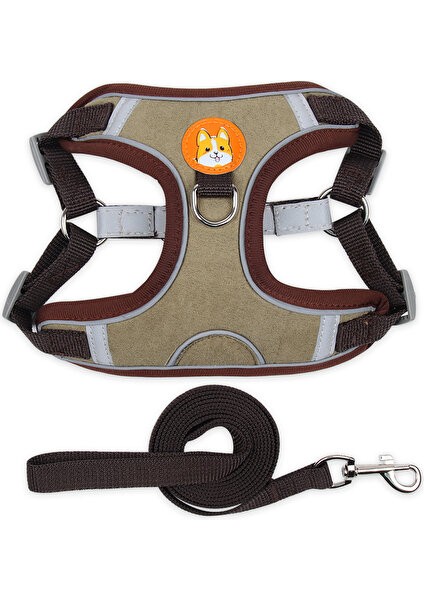 Pet Yansıtıcı Göğüs Kemeri Tasma Köpek Tasması (Yurt Dışından)