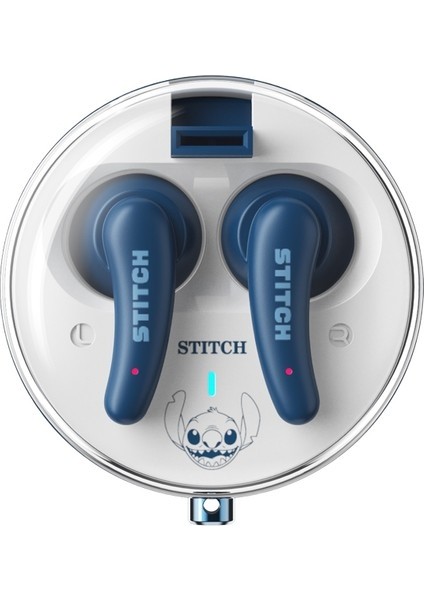 Tws Bluetooth Kulaklık Karikatür Kablosuz Kulaklık Stitch Mickey Kulaklıklar Qs-27 (Yurt Dışından)
