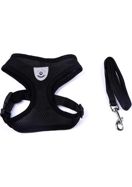 Longbangdian Shop Siyah Stil S Beden Küçük Köpekler Için Rahat Köpek Yelek Koşum Ö (Yurt Dışından)