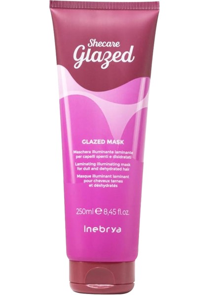Shecare Glazed Mat ve Kuru Saçlar Için Parlaklık Veren Maske 250 ml