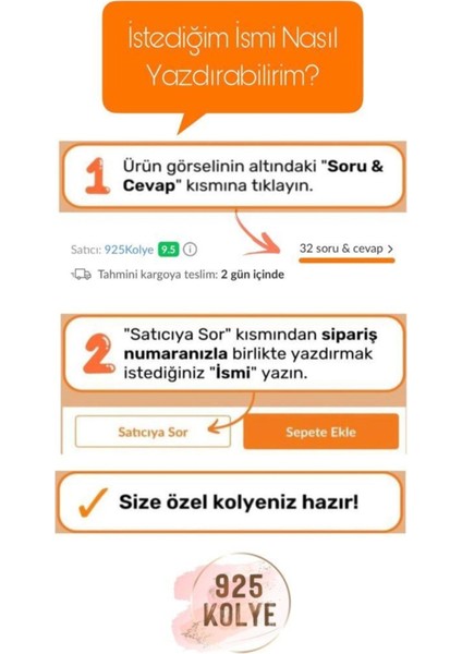 İki İsimli Sonsuzluk Kolye, 925 Ayar Gümüş, Zarif ve Şık Takı Seçeneği