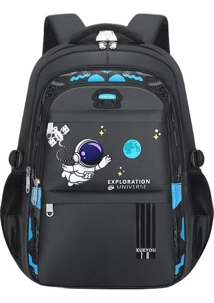 Birinci Sınıftan Altıncı Sınıfa Kadar Olan Çocuklar Için Astronot Hafif Ilkokul Çantası, Yeni Büyük Kapasiteli Su Geçirmez Omuz Omurga Çantası (Yurt Dışından)