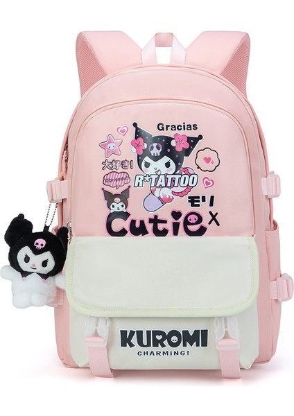 Kuromi Ortak Markalı Üçüncü Ila Altıncı Sınıf Sevimli Ilkokul Öğrencileri Için Kızların Sırt Çantası, Büyük Kapasiteli Ortaokul Öğrencileri (Yurt Dışından)