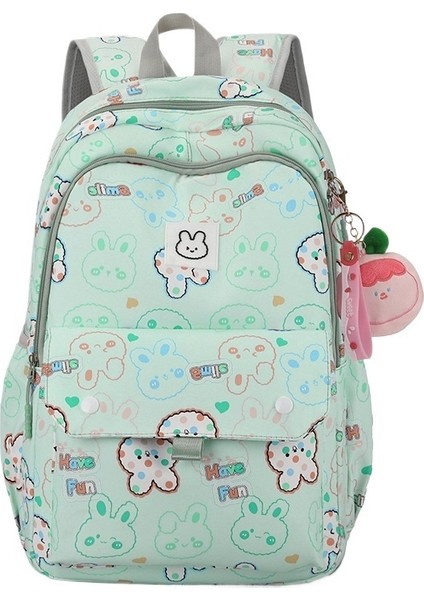 Küçük Taze Okul Çantası Kadın Ortaokul Ilkokul Öğrencisi Büyük Kapasiteli Sırt Çantası Kadın Japon Kız Kalp Sırt Çantası (Yurt Dışından)