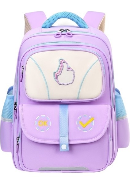 Yeni Ilkokul Öğrencisi Başparmak Okul Çantası Büyük Kapasiteli Sırt Çantası Çocuk 3-6. Sınıf Erkek ve Kız Sırt Çantası (Yurt Dışından)