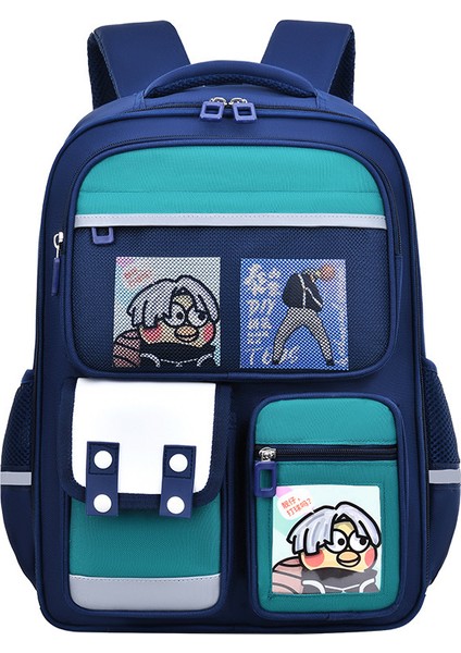 Yeni Ilkokul Öğrencisi Okul Çantası Kız Hafif Yük Azaltıcı Omurga Koruyucu Oxford Kumaş Büyük Kapasiteli Çocuk Sırt Çantası (Yurt Dışından)