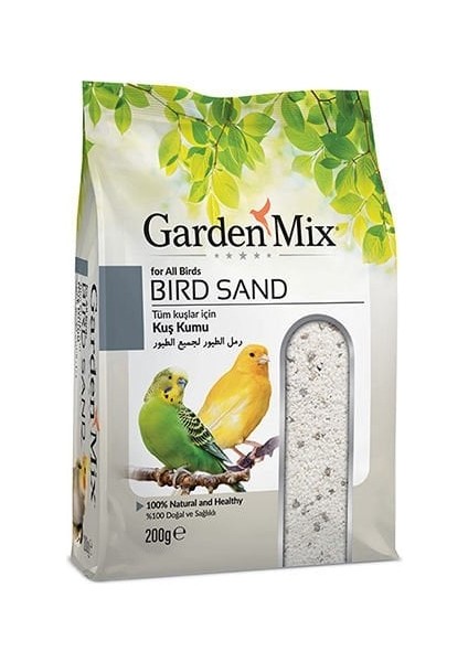 Garden Mix Tüm Kuşlar Için Doğal ve Sağlıklı Kuş Kumu 200 gr - 900-083