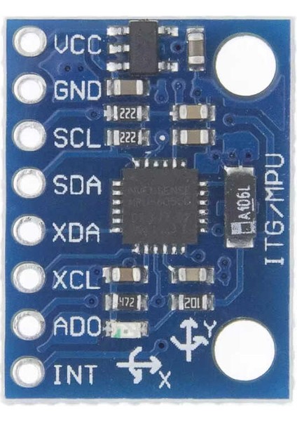 MPU6050 6 Eksen Ivme ve Gyro Sensörü - GY-521