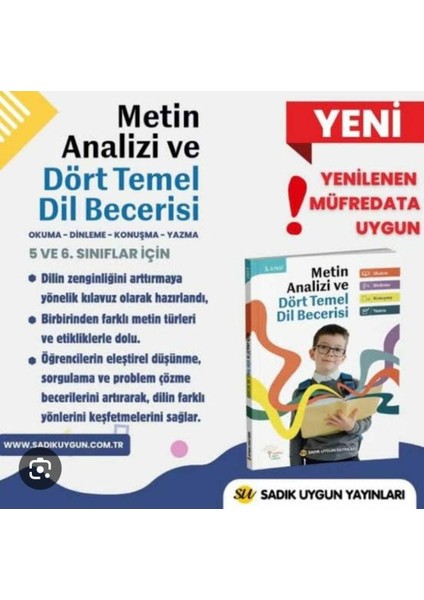 5. Sınıf Metin Analizi ve Dört Temel Dil Becerisi