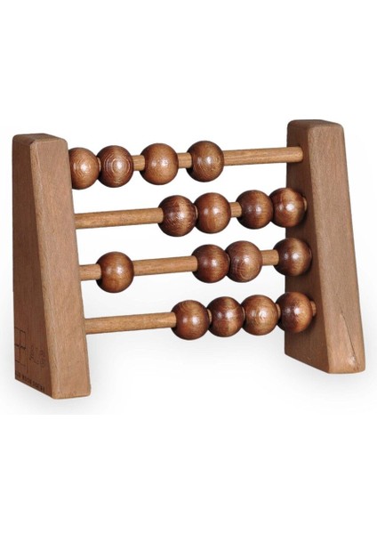 Doğal Sağlıklı Ahşap Abaküs Oyuncak, Montessori Toys, Çocuk ve Odası Ahşap DEKOR-5016