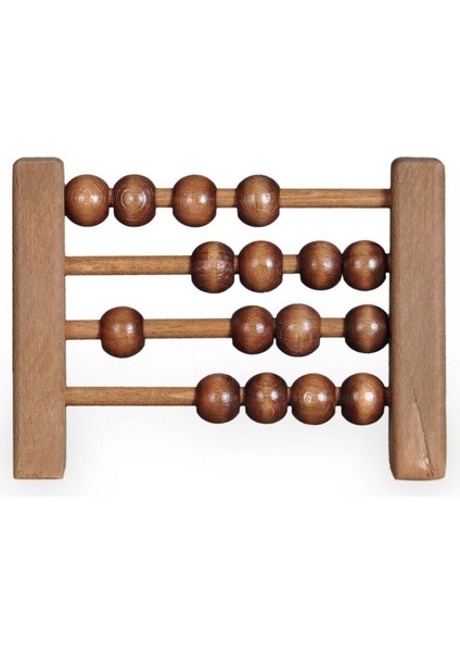 Doğal Sağlıklı Ahşap Abaküs Oyuncak, Montessori Toys, Çocuk ve Odası Ahşap DEKOR-5016