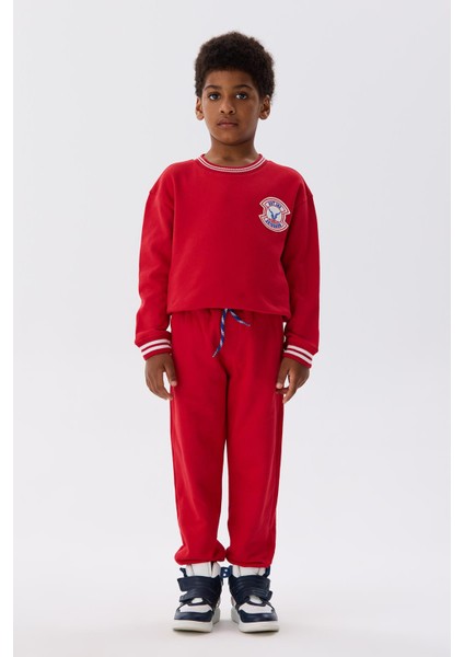 Bg Store Erkek Çocuk Kırmızı Pantolon