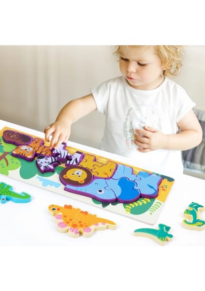 Denizaltı Temalı Ahşap Puzzle fiyatları