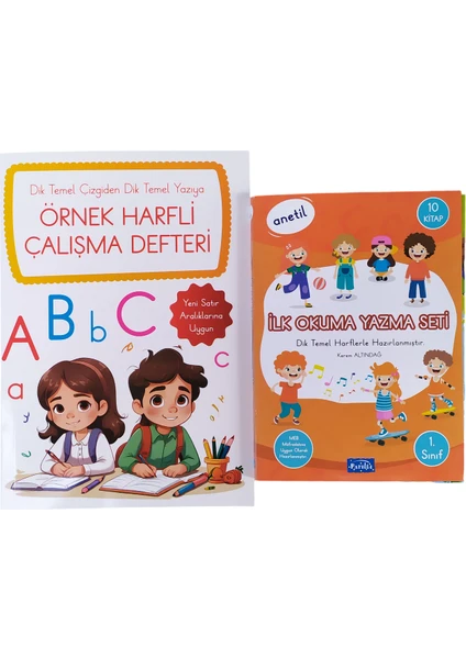 Anetil İlk Okuma Yazma Seti 10 Kitap