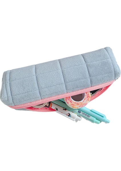 Kızlar Kalem Kutusu Kawaii Kırtasiye Kalem Çantası Peluş Robe Scolaire Yastık Estuche Piornik Okul Malzemeleri Kalem Çantası (Yurt Dışından)
