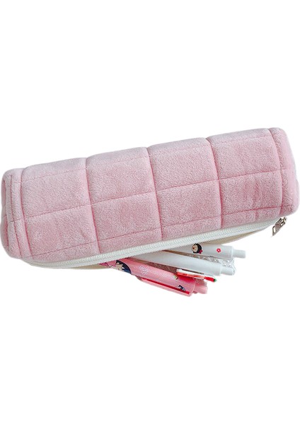 Kızlar Kalem Kutusu Kawaii Kırtasiye Kalem Çantası Peluş Robe Scolaire Yastık Estuche Piornik Okul Malzemeleri Kalem Çantası (Yurt Dışından)