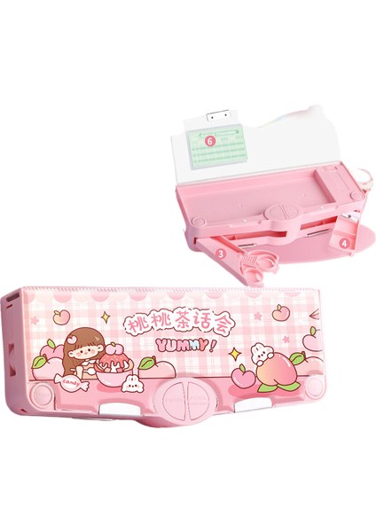 Kalem Kutusu Kutusu Unicorn Kalem Kutusu Kodu Lapicera 2023 Estuche Escolar Kawaii Kız Çanta Trousse Çok Fonksiyonlu Okul Malzemeleri (Yurt Dışından)