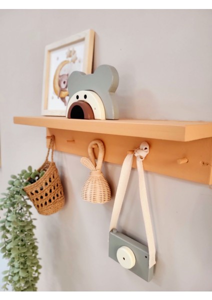 Ayıcık Waldorf Ahşap Oyuncak Dekor ve Ahşap Fotoğraf Makinası fırsatları