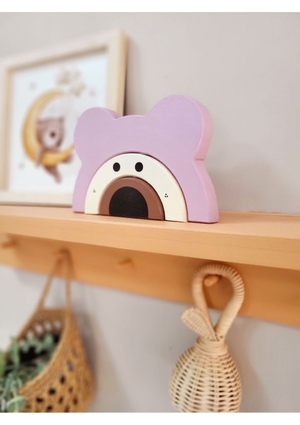 Ayıcık Waldorf El Yapımı Oyuncak Dekor Montessori Oyuncak modelleri