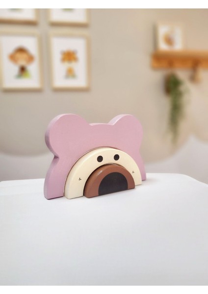 Ayıcık Waldorf El Yapımı Oyuncak Dekor Montessori Oyuncak fırsatları