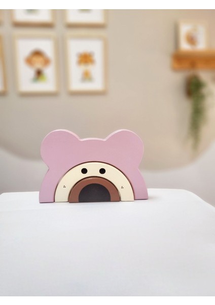 Ayıcık Waldorf El Yapımı Oyuncak Dekor Montessori Oyuncak indirimleri