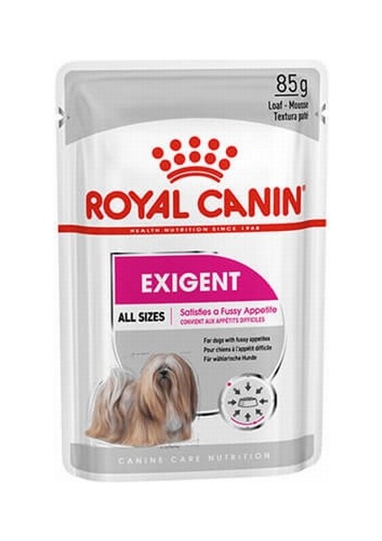 Ccn Exigent Loaf Pate Pouch Küçük Irk Yetişkin Köpek Konservesi 12 Adet 85 gr