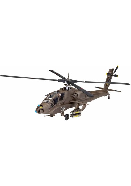 AH-64A Apache Model Kit Uçak