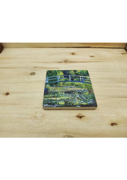 Claude Monet Set 10 - Yelken Fincan Kupa-Traverten Bardak Altlığı 1