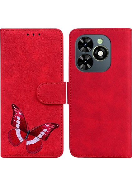 Tecno Spark G0 2024 Için Flip Case Cüzdan Flip Folio Kapak Kart Yuvaları Renk (Yurt Dışından)