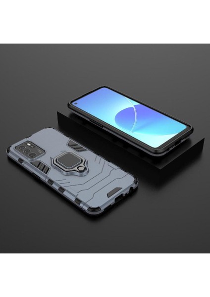 Oppo Reno6 Z Darbeye Kickstand Metal Için Halka Araba Dağı Kickstand Vaka (Yurt Dışından) fırsatları