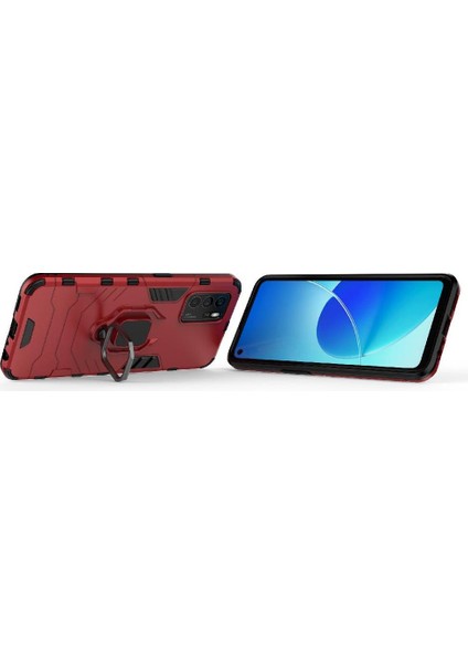 Oppo Reno6 Z Darbeye Kickstand Metal Için Halka Araba Dağı Kickstand Vaka (Yurt Dışından) fiyatları
