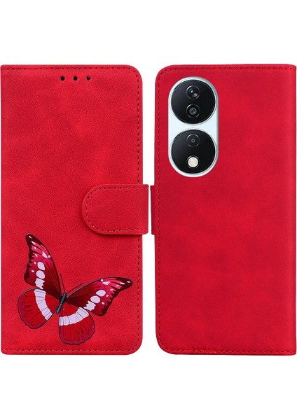 Onur X7B Kart Yuvaları Için Flip Case Kelebek Flip Folio Kapak Cüzdan Renk (Yurt Dışından)